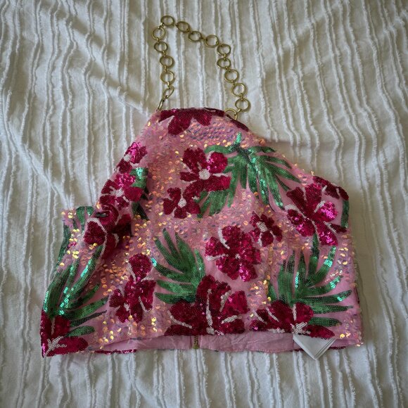 Maje Lustik Sequin Top - Size L - Picture 7 of 8